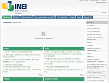 Tablet Screenshot of inei.org.br